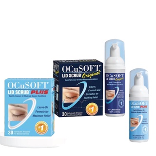 Ocusoft Lid Scrub Foam ขนาด 50 ml และรุ่น Plus ขนาด 50 ml.