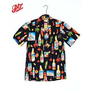 เสื้อฮาวาย Pacific Legend Hawaii Shirt 410-3840 Black