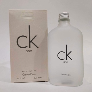 【ของแท้ 💯% 】⚡️ส่งฟรี 🚚 น้ำหอม CK one Eau de Toilette 200 ml.  *กล่องขาย*