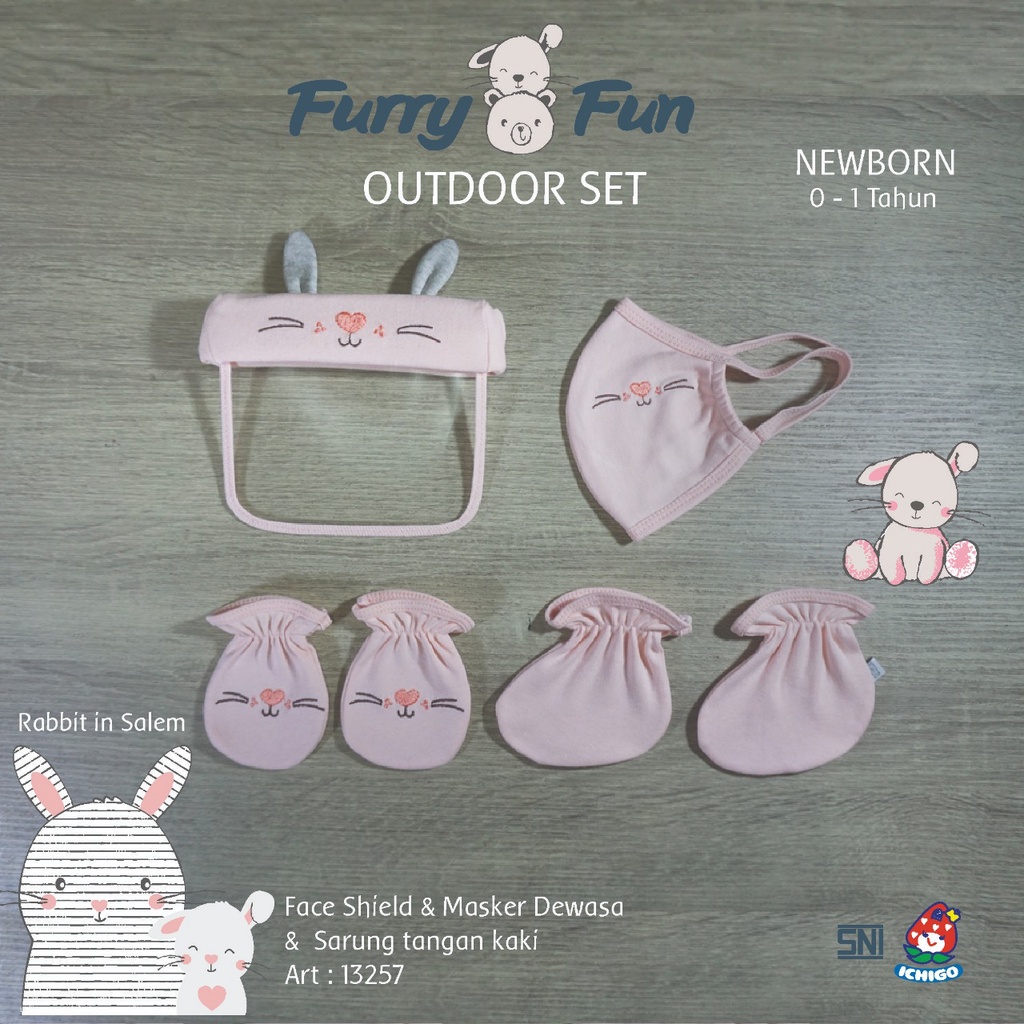 ICHIGO OUTDOOR FURRY FUN MASK SET / MASK