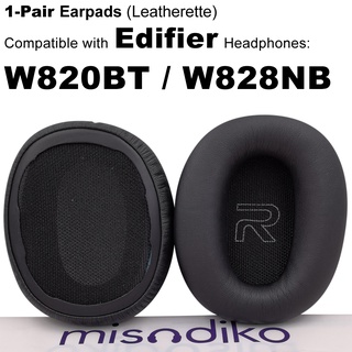 Misodiko แผ่นครอบหูฟัง แบบเปลี่ยน สําหรับ Ed1fier W820BT W828NB