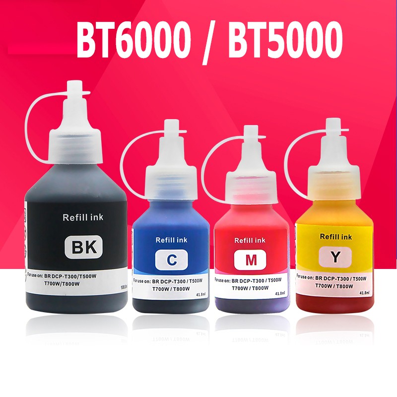 Brother BT6000 BT5000 BTD60 BK หมึกเติมสำหรับ DCP-T310, DCP-T510W, DCP-T710W, MFC-T810W หมึกเติม  หม