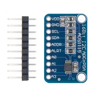 16 Bit I2C ADS1115 Module ADC 4 channel with Pro Gain Amplifier RPi