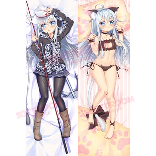 Hibiki Kancolle Dakimakura ปลอกหมอนอิงโซฟา แบบนิ่ม ลายอนิเมะญี่ปุ่น Otaku ขนาด 50x150 ซม. DK2590