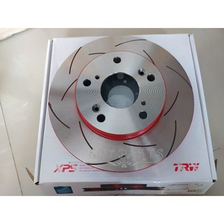 TRW จานเบรกXPS คู่หน้า-หลัง Honda Civic FD,FB 06-13 ราคาต่อคู่(2ใบ)