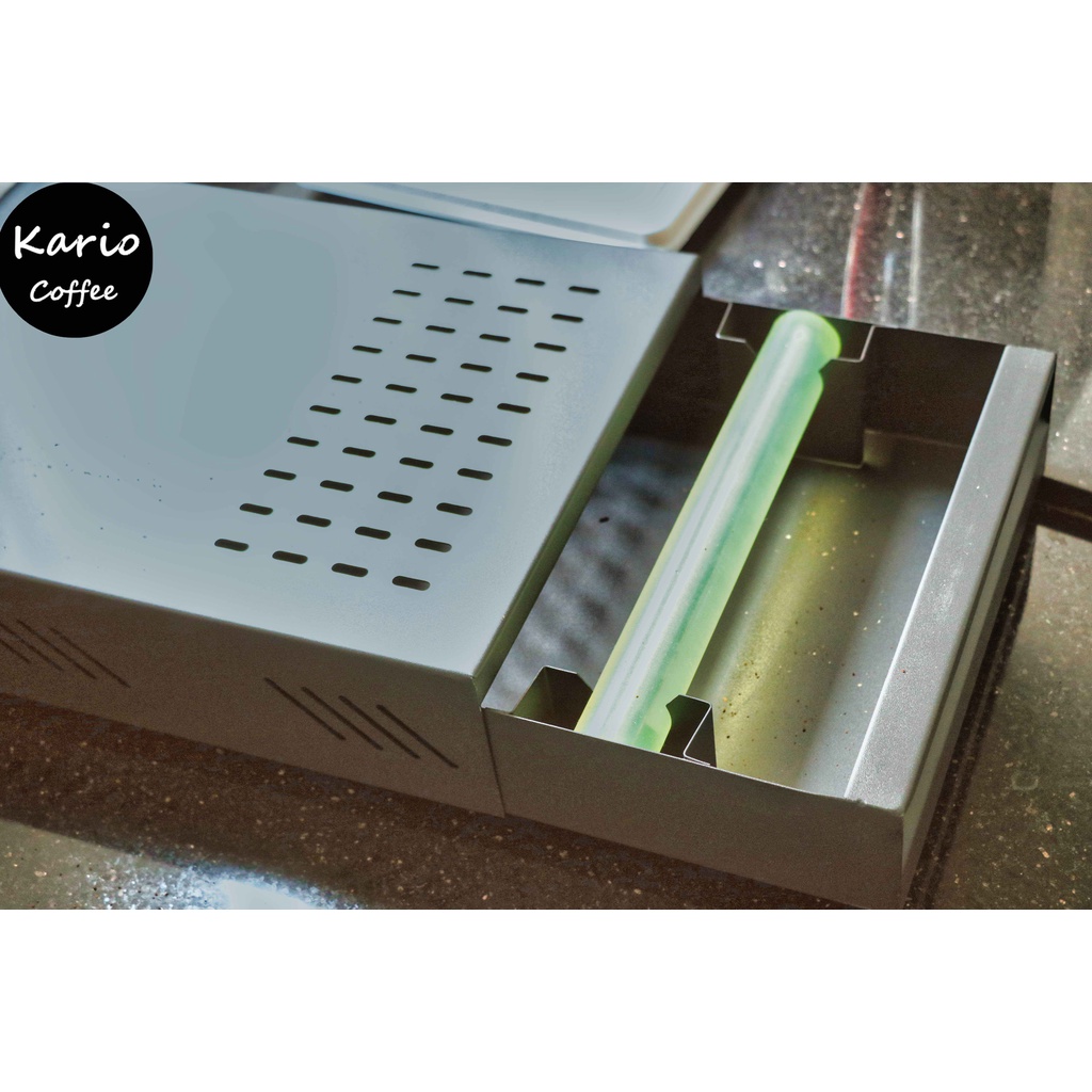 สินค้าพร้อมส่ง ✔ ถาด ถังทิ้งกากกาแฟ drawer type knock box ใส่กากกาแฟ - รูปที่ 5