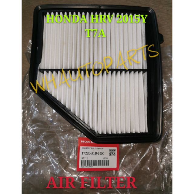 AIR FILTER (OEM) HONDA HRV 2015Y T7A (17220-51B-H00)