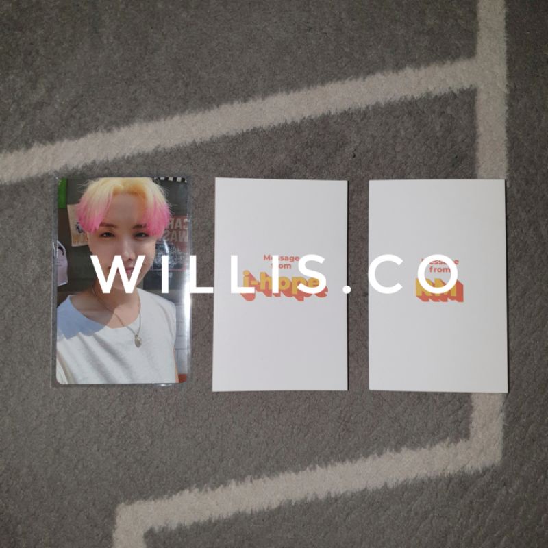 Original BTS Butter Photocard PC POB Weverse & ข้อความการ์ด MC JHope Hoseok RM Namjoon