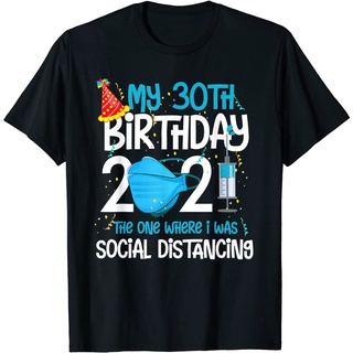 [S-5XL]เสื้อยืดลําลอง แขนสั้น พิมพ์ลาย My 30th Birthday Party สําหรับผู้ชาย อายุ 30 ปี 410246