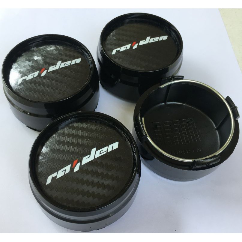 4 ฝาครอบดุมล้อ Lenso Raiden Racing ไรเด้น เลนโซ่ 64 มิล ดุม ดุมล้อ ฝาครอบล้อ แม็ก ดุมรถ ฝาดุมล้อ ฝาด