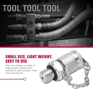 เครื่องมือทดสอบแรงดันไฮดรอลิค 63MPa / 630BAR อะแดปเตอร์สําหรับระบบ