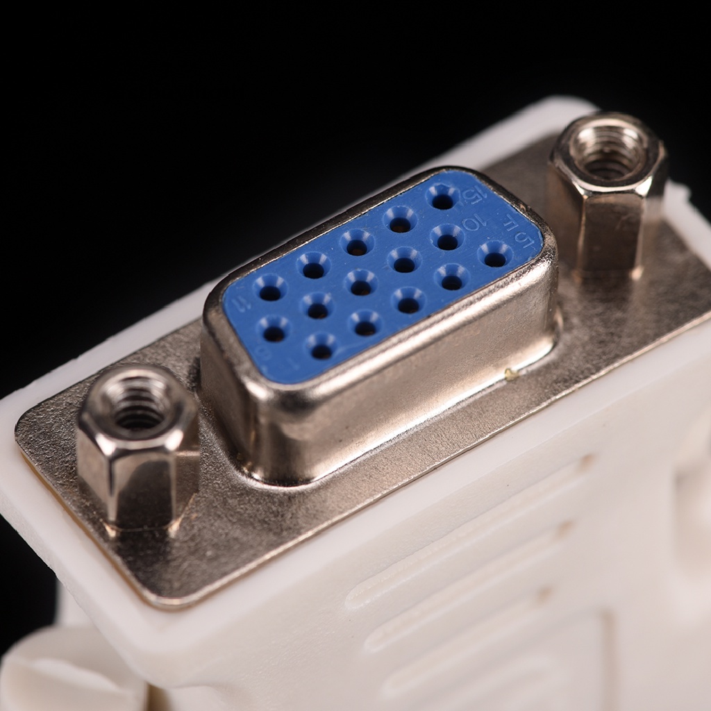 [JBTH] ขายดี อะแดปเตอร์หน้าจอคอมพิวเตอร์ดิจิทัล DVI-D Dual Link Male 24+1 to VGA Female [JB]