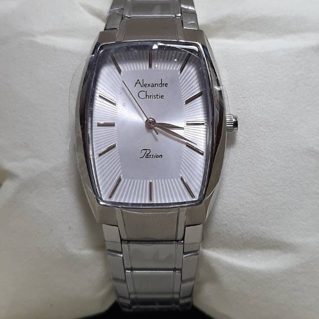 Alexandre Christie นาฬิกาข้อมือ สีเงิน สีขาว สําหรับผู้หญิง