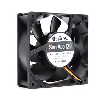 SAN ACE พัดลม DC 48V Axial Fan 9G1248P1G09 🚀จัดส่งเลย! 🚀