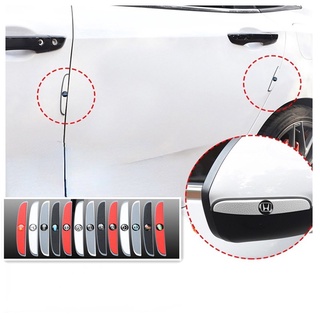 4pcs car door anti-collision strip car door side car logo logo anti-scratch anti-collision sticker Honda/Toyota