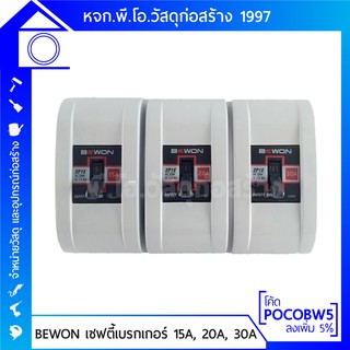 BEWON ชุดเซฟตี้เบรกเกอร์แบบมีไฟแสดงสถานะ พร้อมกล่อง 15A, 20A, 30A ใช้ตัดวงจรอัตโนมัติ ป้องกันไฟเกิน