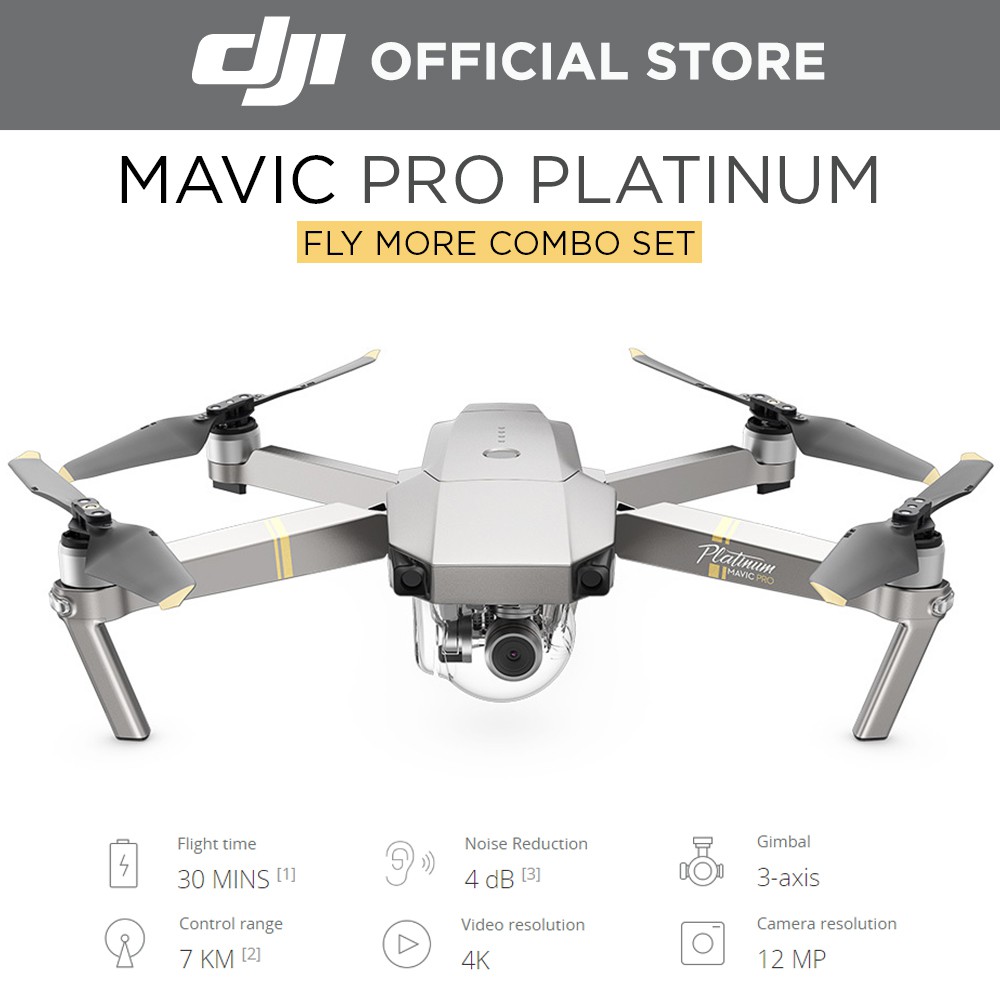 Dji mavic pro fly deals more combo platinum