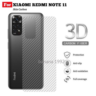 Redmi note 11 4G 11S 10C 10S 10 PRO 11 PRO Carbon fiber back film