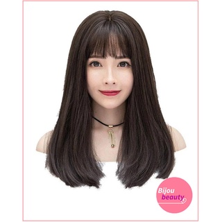 💕💈Bijou แฮร์พีช วิกผมปลอม wig วิกผมคอสเพลย์ สาวเกาหลีแฟชั่น💕💈