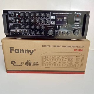 Fanny เพาเวอร์แอมป์ ขยายเสียง Power AMPlifier Bluetooth/USB/FM รุ่น AV-168A เก็บเงินปลายทางได้