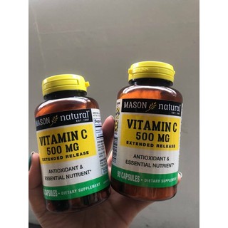 Mason Natural Vitamin C 500MG Extended release90เม็ด