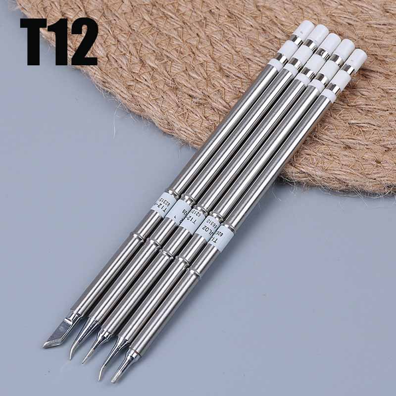 ใหม่ T12-I BC2 BC3 ILS J02 JL02 D24 T12 Series เปลี่ยนเคล็ดลับหัวแร้งสําหรับ Hakko fx951 DIY สถานีบัดกรีชุด