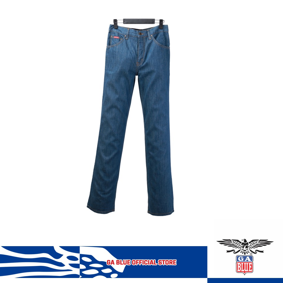 GA Blue 911 Mens Regular Rise Regular Fit Jeans - 1165
