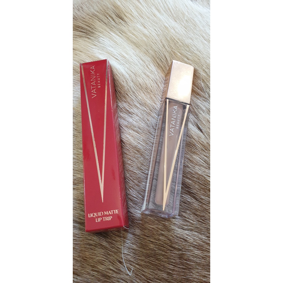 ♥️ พร้อมส่ง Vatanika Beauty Liquid Matte Lip Trip สี Addictive Spell ไม่ติดหน้ากาก แท้แน่นอน100% ดูส