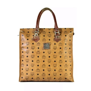 MCM tote bag brown color vintage