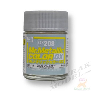 สีสูตรทินเนอร์ Mr.hobby Mr.Metallic Color GX208 SILVER 18ML