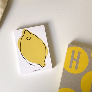 [second morning] lemon memo paper