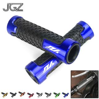 แฮนด์มือจับรถมอเตอร์ไซค์อลูมิเนียมสําหรับ YZF Motorcycle 7/8" 22mm CNC Aluminum Hand Grips Rubber Gel Grip Handlebar Universal for YAMAHA YZF R1 R25 R3 R6 R15 2018 2019 2020 2021