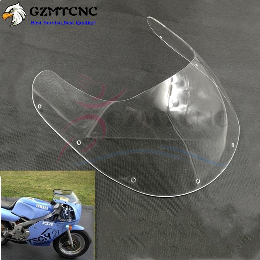 Motor Front Glass YSR50 YSR80 Windscreen Windshield for Yamaha YSR 50 1987-1992 YSR 80 Wind Screen S