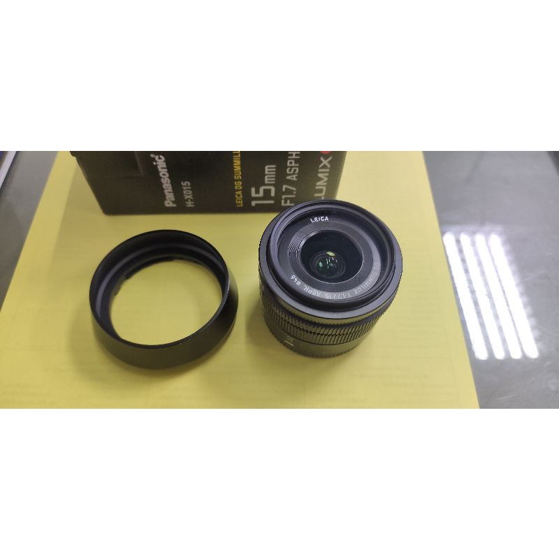 Panasonic Leica 15 mm f1.7 สภาพนางฟ้าครบกล่องอดีตประกันศูนย์