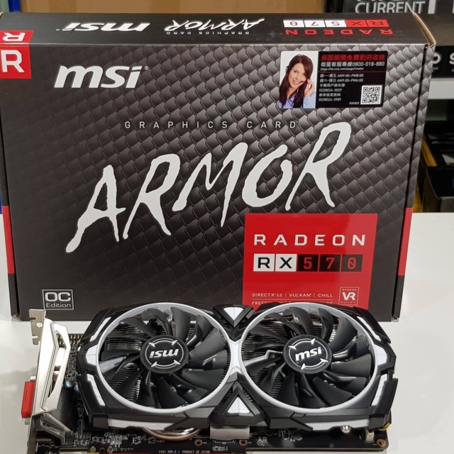 Msi armor rx570 4gb