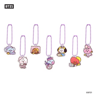 พวงกุญแจ BT21 ACRYLIC SIMPLE KEYRING [PARTY] 💜สินค้าพร้อมส่ง💜