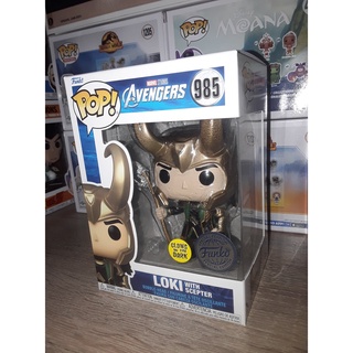 Funko Pop! : The Avengers - Loki with Scepter Glow in the Dark