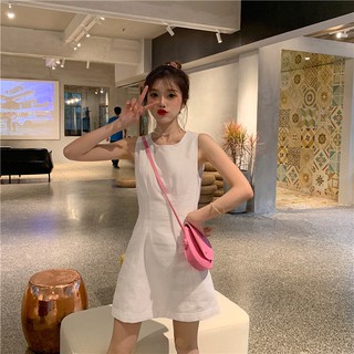 เดรสสั้นสำหรับสาวตัวเล็ก แต่งกระดุมหลัง PC1010