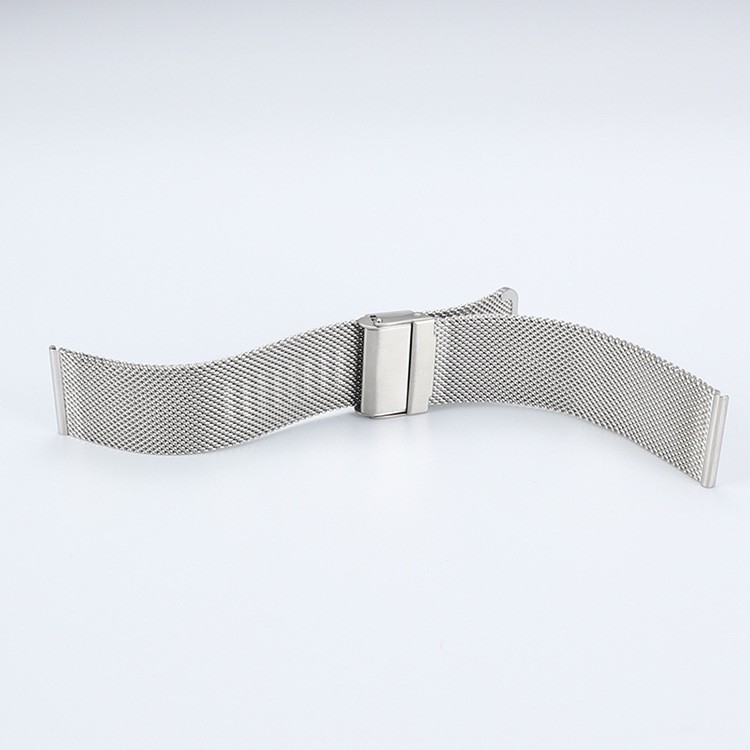 คุณภาพสูง STAINLESS MESH STEEL WATCH STRAP + ฟรีล้อ (หลายขนาด)