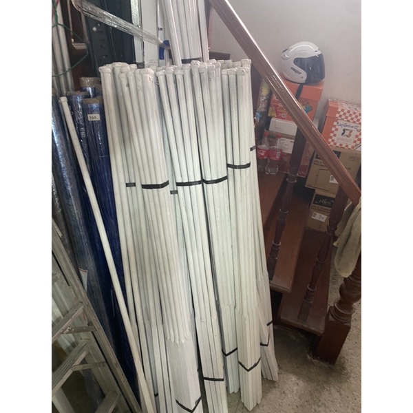 เสาธง เสาธงไม้ เสาธงชาติ ขนาด สูง 1 เมตร 1.5เมตร 2 เมตร แถม ขอเกี่ยวธง ไม้หนา ขาว เสาธงน้ำตาล เสาธง ลูกเสือ  US.Station - รูปที่ 6