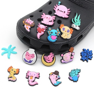 น่ารัก Jibbitz อุปกรณ์เสริมรองเท้าแตะ CROCS pvc shoe charms salamander ลายการ์ตูน 1 ชิ้นสําหรับตกแต่งรองเท้า Accessories ของขวัญ