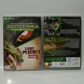 Media Play DVD 2in1 Godzilla(1998)/Lake Placid 3 / 2เรื่องใน1แผ่น:ก็อตซิลล่า อสูรพันธุ์นิวเคลียร์+โคตรเคี่ยม(DVD-Vanilla