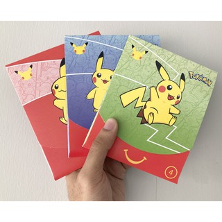 [ของแท้] ซองสุ่มการ์ดโปเกม่อนชุดพิเศษแมคโดนัล McDonald’s 25th anniversary ภาษาอังกฤษ Pokemon Trading Card Game