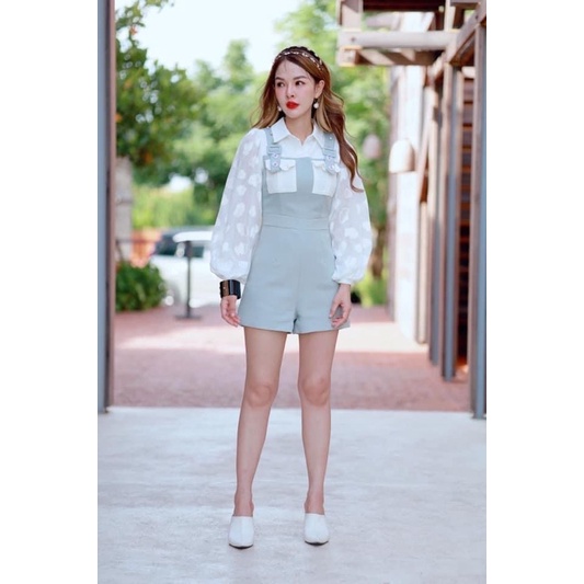 จั๊มสูท ป้าย Keep me around (L)