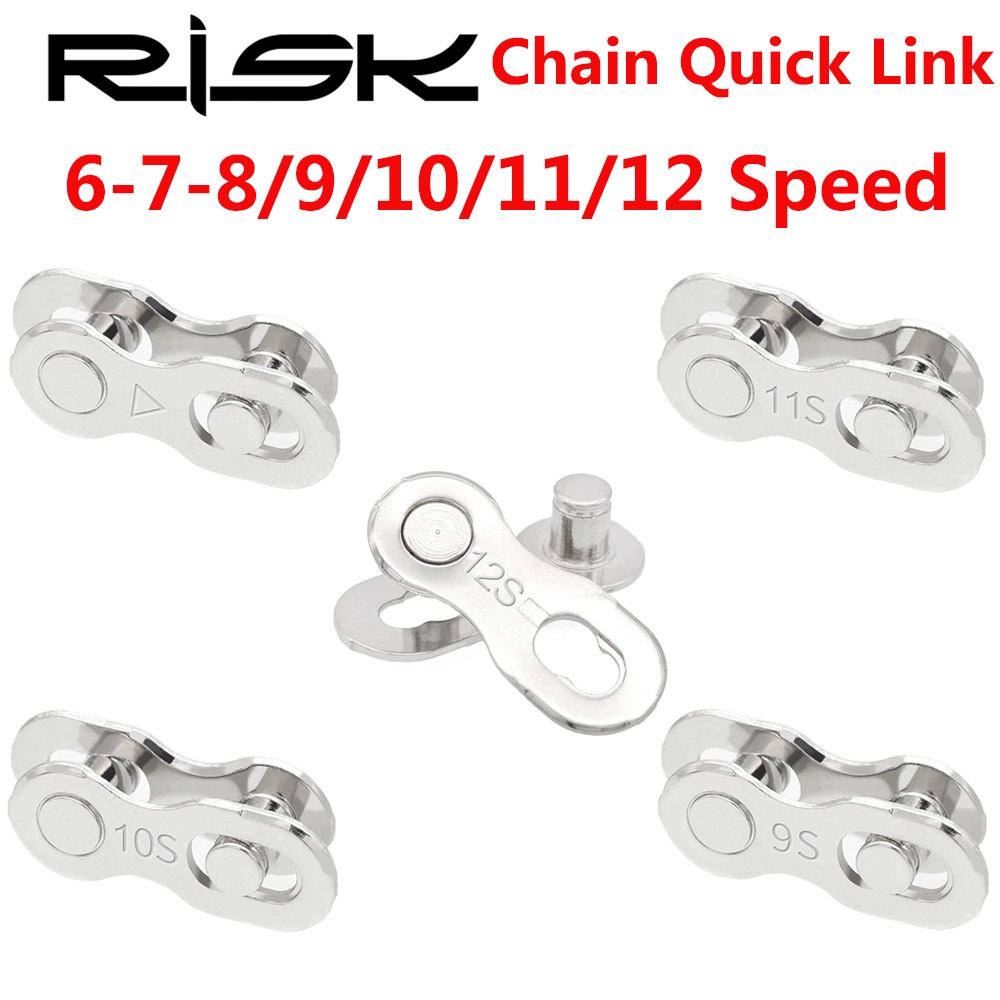 Risk 678/9/10/11/12 Speed Bike Chain Quick Link Mountain Cycling Bicycle Chain Missing Quick Connector Connecting Master