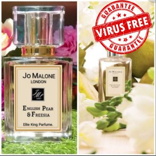 ❌ฆ่าเชื้อก่อนส่ง❌น้ำหอมกลิ่น JO MALONE ENGLISH PEAR &amp; FREESIA ความฉ่ำหอมของลูกแพร์สุกงอมกับดอกฟรีเซียต้องสายลมและแสงแดด