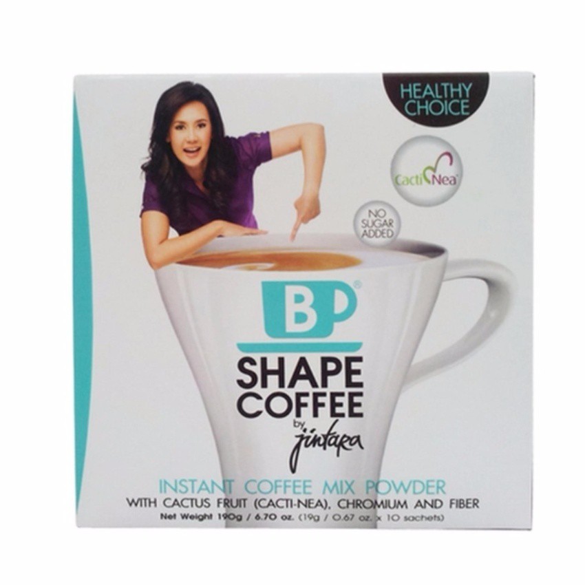 Healthy Choice ผลิตภัณฑ์กาแฟปรุงสำเร็จชนิดผง B Shape Coffee by jintara 1 กล่อง