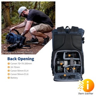 K&amp;F Concept 13.066V10 DSLR Camera Backpack กระเป๋าสะพายสำหรับกล้อง