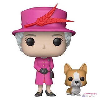 ตุ๊กตาฟิกเกอร์ British Queen Elizabeth II And Corgi ของเล่นสําหรับเด็ก