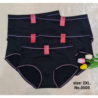 [แจกโค้ดส่งฟรี] NO.0505 ยี่ห้อ Nos bra  Size : 2Xl. กางเกงในเต็มทรง เก็บสะโพก งานสวยใส่ดีเนื้อผ้านิ่มไม่เป้นรอยแดง